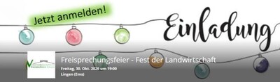 Einladung Fest der Landwirtschaft 2026