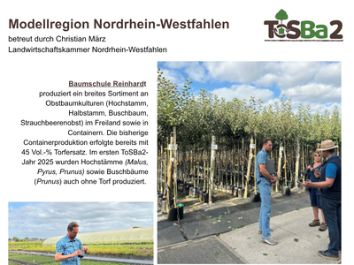 Demonstrationsbetriebe der Modellregion Nordrhein-Westfahlen