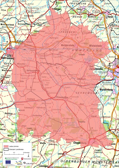WRRL Beratungsgebiet Leda-Jümme - © Regine Reebmann WRRL Beratungsgebiet Leda-Jümme