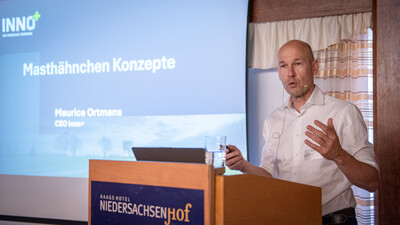 Maurice Ortmans, CEO des Unternehmens Inno+, als Referent der Tagung 'Emissionen aus der Tierhaltung' am 23.06.2026 in Verden.