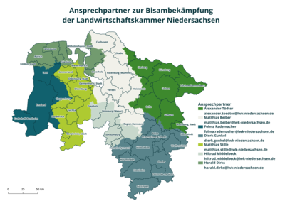 Übersichtskarte Bisamjäger - © Angelina-Zoe Berndt Übersichtskarte Bisamjäger
