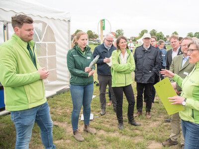 Feldtage 2023 der Landwirtschaftskammer Niedersachsen in Nordstemmen mit Besuch von Agrarministerin Miriam Staudte am Donnerstag (1. Juni).