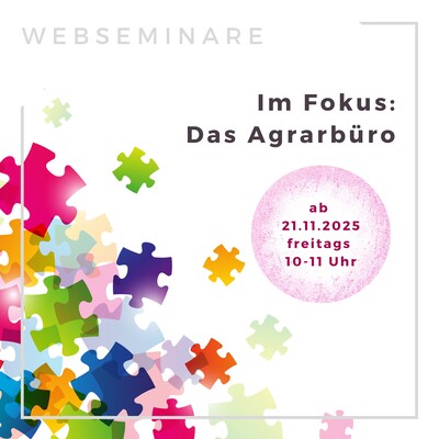 Wir starten wieder unsere Webseminare