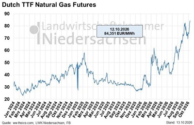 Chart Gaspreis
