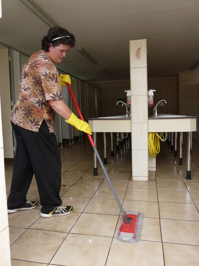 Ein täglicher Reinigungsdienst gewährleistet die erforderliche Hygiene.