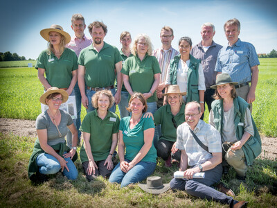 Das Team der Landwirtschaftskammer beim Feldtag in Hamerstorf am 1. Juni 2017