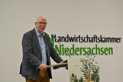 Kammerpräsident Gerhard Schwetje auf der Fachtagung 'Frauen in der Landwirtschaft - Mut tut gut!'
