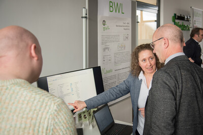 Abschlussveranstaltung f&uuml;r das Projekt 'TerZ - Einsatz torfreduzierter Substrate im Zierpflanzenbau' am 23.03.2023 in Hannover-Ahlem.