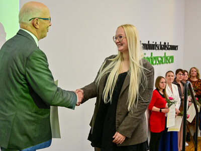 &Uuml;bergabe Meisterbriefe Hauswirtschaft 2025 in Hannover