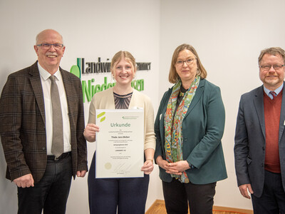 Ehrung der jahrgangsbesten Absolvent/-innen in der Aus- und Fortbildung 2025 am 11.02.2026 in Hannover.