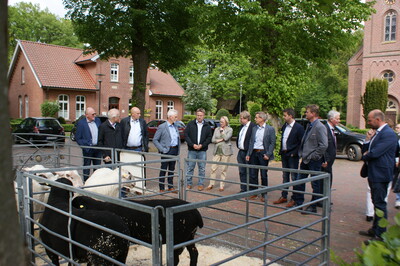 Verleihung des Staatsehrenpreises an den Betrieb Schmitz, Werpeloh - © LWK Niedersachsen Verleihung des Staatsehrenpreises an den Betrieb Schmitz, Werpeloh