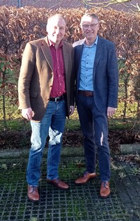 Jan Wulkotte (rechts) übernimmt die Leitung der LWK-Bezirksstelle Emsland von Dr. Vinzenz Bauer, der mit dem Jahreswechsel die Leitung des Geschäftsbereichs Landwirtschaft übernommen hat. 