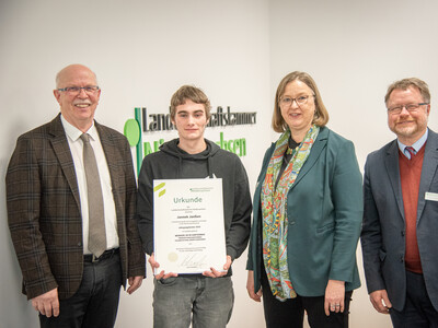 Ehrung der jahrgangsbesten Absolvent/-innen in der Aus- und Fortbildung 2025 am 11.02.2026 in Hannover.