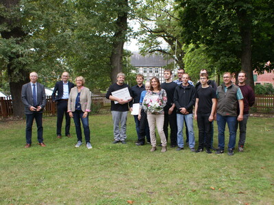 Verleihung des Staatsehrenpreises an den Betrieb Hintze, Dünsche - © LWK Niedersachsen Verleihung des Staatsehrenpreises an den Betrieb Hintze, Dünsche