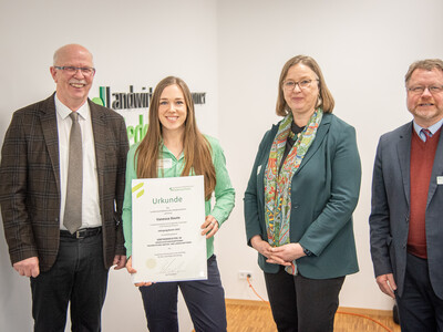 Ehrung der jahrgangsbesten Absolvent/-innen in der Aus- und Fortbildung 2025 am 11.02.2026 in Hannover.
