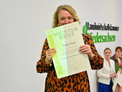 &Uuml;bergabe Meisterbriefe Hauswirtschaft 2025 in Hannover