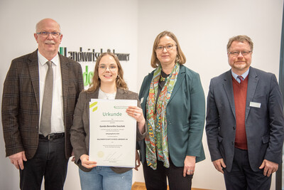 Ehrung der jahrgangsbesten Absolvent/-innen in der Aus- und Fortbildung 2025 am 11.02.2026 in Hannover.