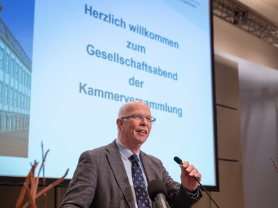 Kammerpr&auml;sident Gerhard Schwetje beim Gesellschaftsabend der Landwirtschaftskammer Niedersachsen am 19.11.2025 in Oldenburg.