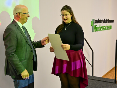 &Uuml;bergabe Meisterbriefe Hauswirtschaft 2025 in Hannover