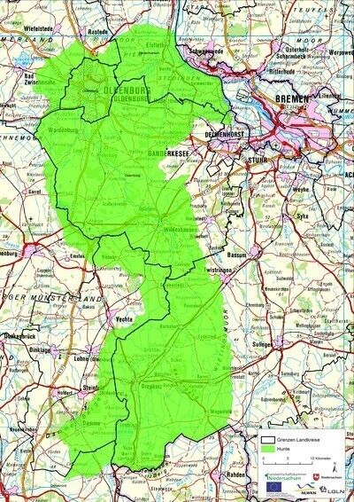 WRRL - © Regine Reebmann WRRL Beratungsgebiet Hunte