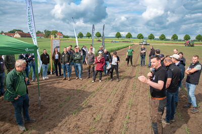 Fach-Event &bdquo;Zwischen Acker und App &ndash; Digitalisierung Ihres Pflanzenbaus&ldquo; auf der Dom&auml;ne Schickelsheim (K&ouml;nigslutter/Kreis Helmstedt).