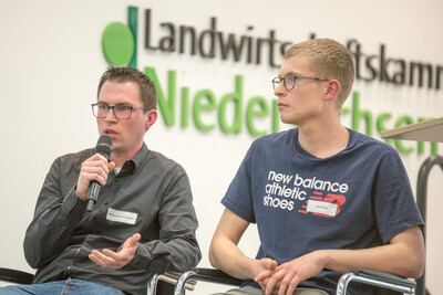 Abschlussveranstaltung für das Projekt 'TerZ - Einsatz torfreduzierter Substrate im Zierpflanzenbau' am 23.03.2023 in Hannover-Ahlem.