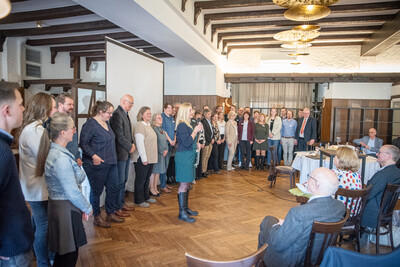 Verabschiedung des Osnabr&uuml;cker Bezirksstellenleiters Ludger Bernhold am 27.02.2026 in Bohmte.