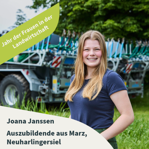 Internationales Jahr der Frauen in der Landwirtschaft - drei Fragen an Joana Janssen