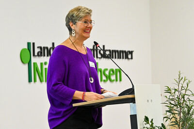 LandFrauen-Präsidentin Elisabeth Brunkhorst (Hannover) auf der Fachtagung 'Frauen in der Landwirtschaft - Mut tut gut!'