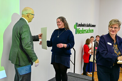 &Uuml;bergabe Meisterbriefe Hauswirtschaft 2025 in Hannover