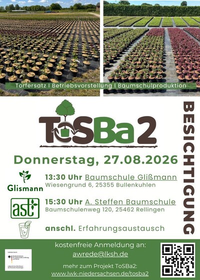 Einladung Baumschulbesichtigung Schleswig-Holstein