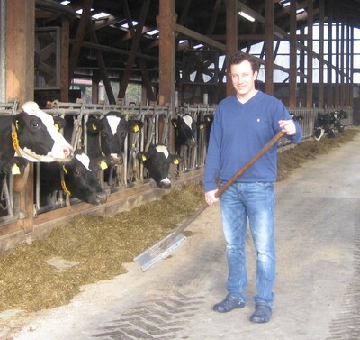 Christian Hilbers erzeugt das Grundfutter fast ausschließlich auf Moorflächen. Für die Milcherzeugung hat er eine Klimabilanz rechnen lassen