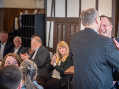 Verabschiedung des Osnabr&uuml;cker Bezirksstellenleiters Ludger Bernhold am 27.02.2026 in Bohmte.