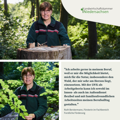 Ruth Berstermann - Försterin im Fachbereich Forstliche Förderung