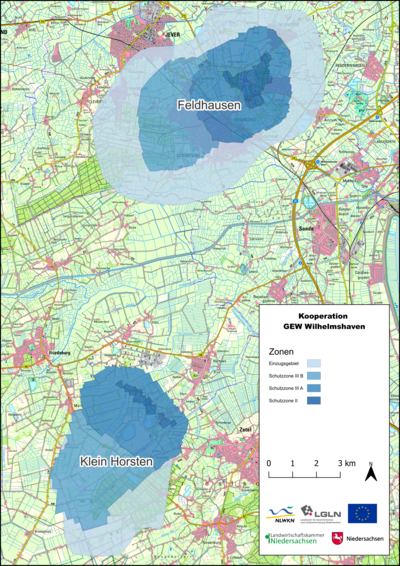 Karte Gewässerschutzkooperation GEW Wilhelmshaven - © Meik Ralle Karte Gewässerschutzkooperation GEW Wilhelmshaven