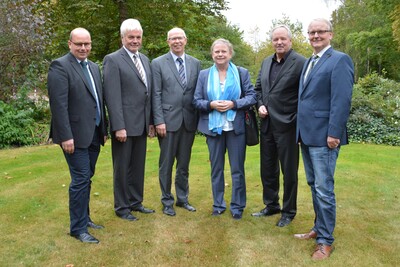 Die Diskussionsrunde zu dem Projekt Wirtschaftsdüngermanagement Niedersachsen in Cloppenburg war hochkarätig besetzt.