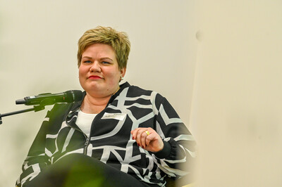 Iris Tapphorn auf der Fachtagung 'Frauen in der Landwirtschaft - Mut tut gut!'