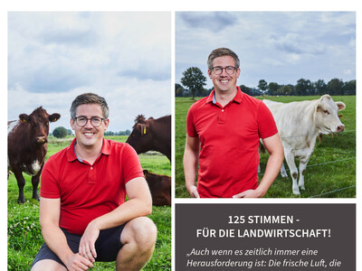 Tobias Brand - Landwirt im Nebenerwerb - © Henning Stauch / Fotograf bearbeitet von Sabrina Schultze-Clement / LWK Niedersachsen Tobias Brand - Landwirt im Nebenerwerb