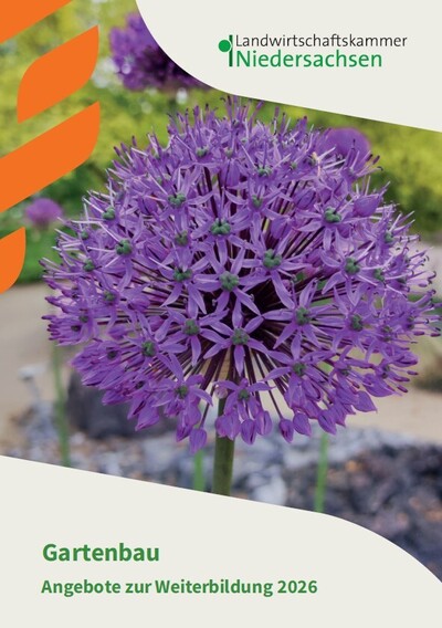 Titelbild des Weiterbildungsprogramm f&uuml;r den Gartenbau 2026