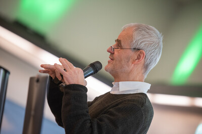 Prof. Dr. Johannes Isselstein von Uni Göttingen sprach über wissenschaftliche Erkenntnisse bei der Grünlandnutzung.