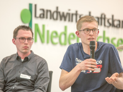 Abschlussveranstaltung f&uuml;r das Projekt 'TerZ - Einsatz torfreduzierter Substrate im Zierpflanzenbau' am 23.03.2023 in Hannover-Ahlem.