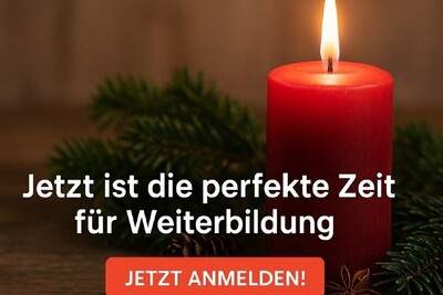 Jetzt ist die beste Zeit für Weiterbildung
