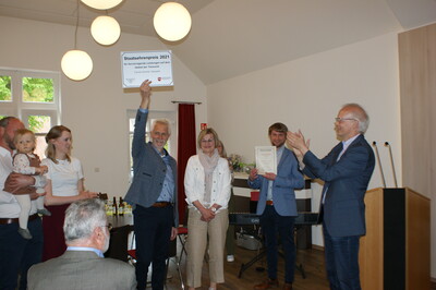 Verleihung des Staatsehrenpreises an den Betrieb Schmitz, Werpeloh