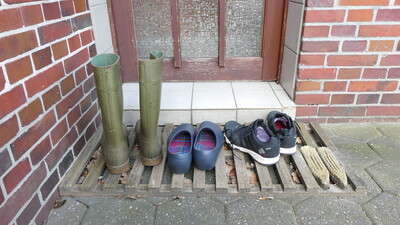 Kleine Schmutzschleuse