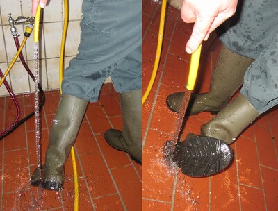 Gummistiefelsäuberung