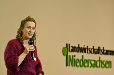 Christine Gehle, Beraterin der LWK-Bezirksstelle Osnabrück, moderierte die Fachtagung in Hannover-Ahlem.